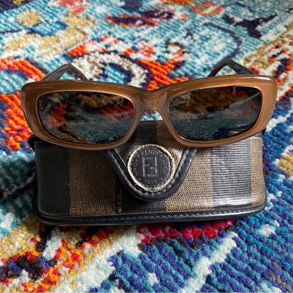 Fendi Accessories - SOLD Vintage 90’s Fendi Sunglasses Sunnies Shades with Case